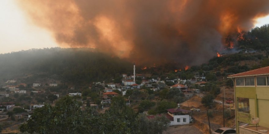 Muğla’da alevler dakikalar içerisinde böyle yayıldı