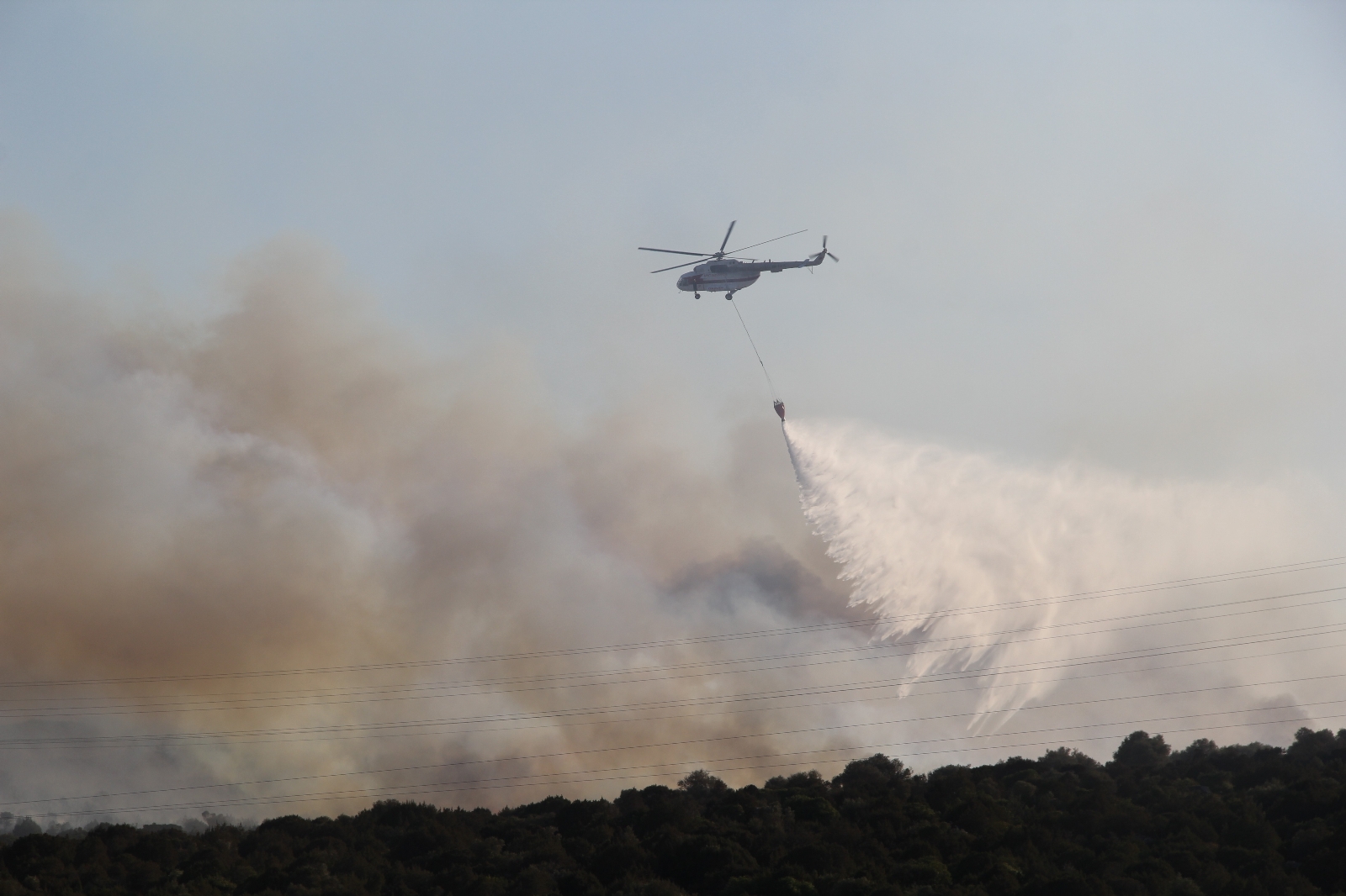 İzmir Urla’daki Makilik Alan Yangını Kontrol Altında