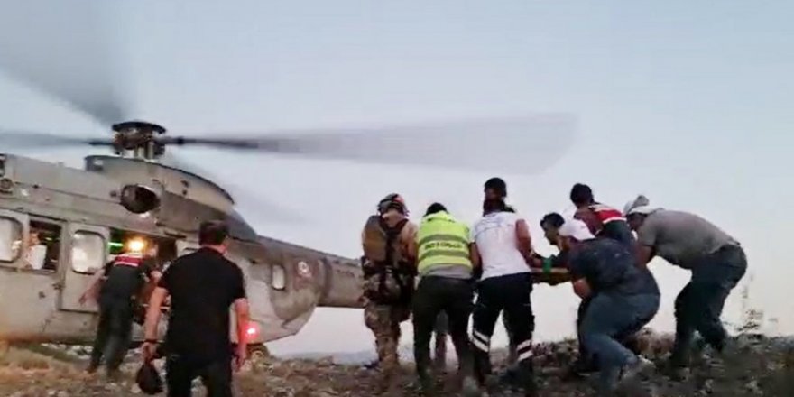 Yangına Müdahale Eden 2 Kişi Yaralandı