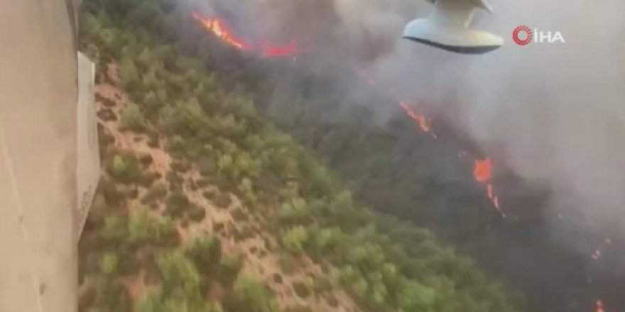 Rusya’nın Ankara Büyükelçiliği, Rus uçaklarının orman yangınlarına müdahale görüntülerini paylaştı
