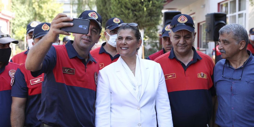 Çerçioğlu, Kahraman Ateş Savaşçılarını Ziyaret etti