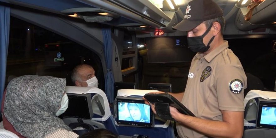 Kırıkkale'de otobüs denetimleri sıklaştırıldı