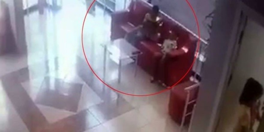 Küçükçekmece klinikte telefon hırsızlığı kamerada