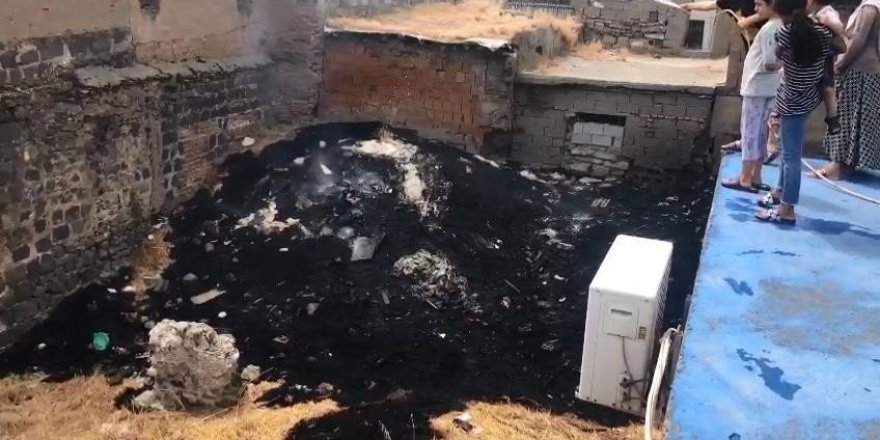 Evlat nöbetindeki babanın oturduğu evi yakmaya kalkıştılar