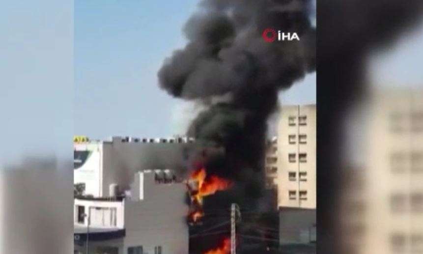 Beyrut’ta akaryakıt istasyonunda korkutan yangın