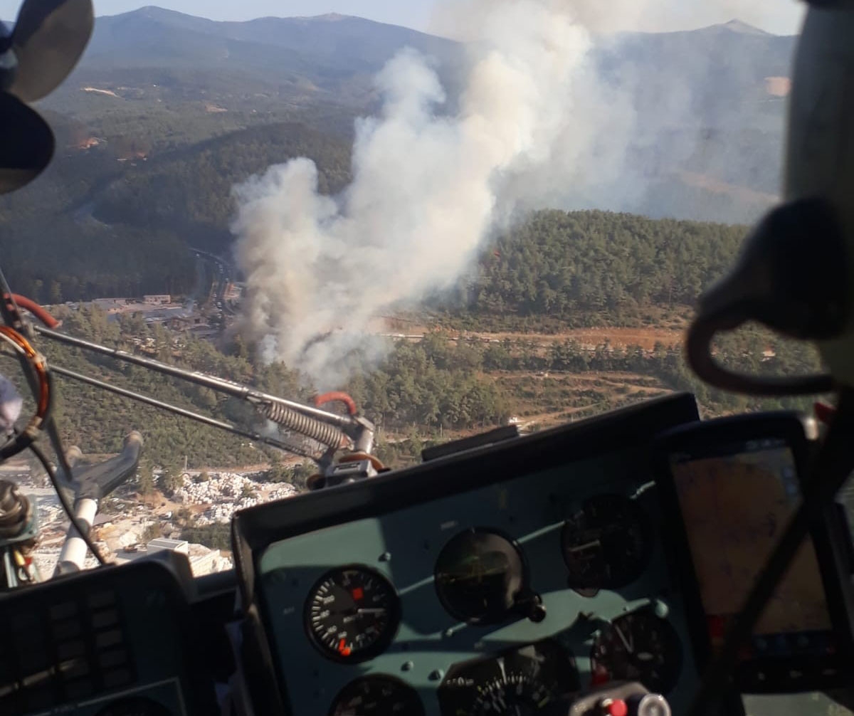 Muğla’da Orman Yangını