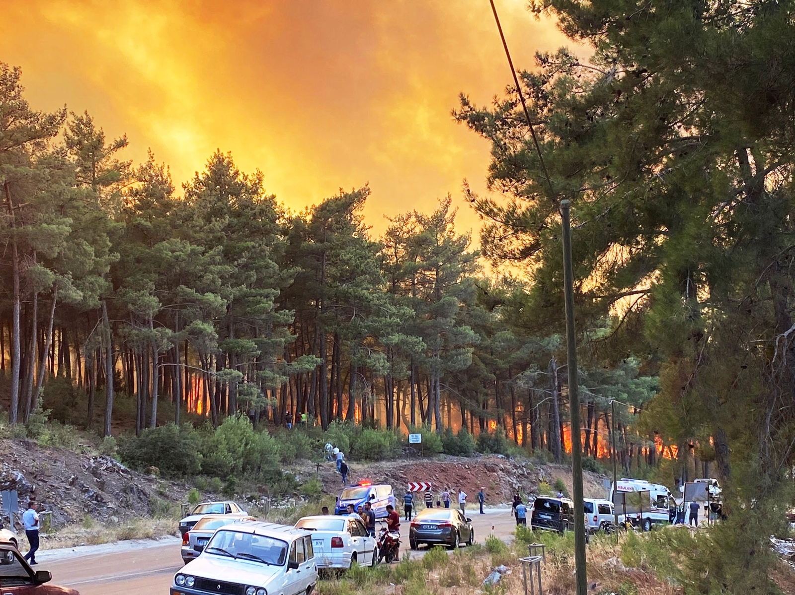 Kavaklıdere Yangını Kontrol Altına Alındı