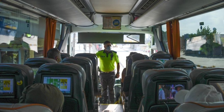 Adana'da Şehirler Arası Yolcu Otobüsleri Denetlendi