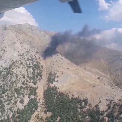 Kahramanmaraş’ta Yangın Söndürme Uçağı Düştü