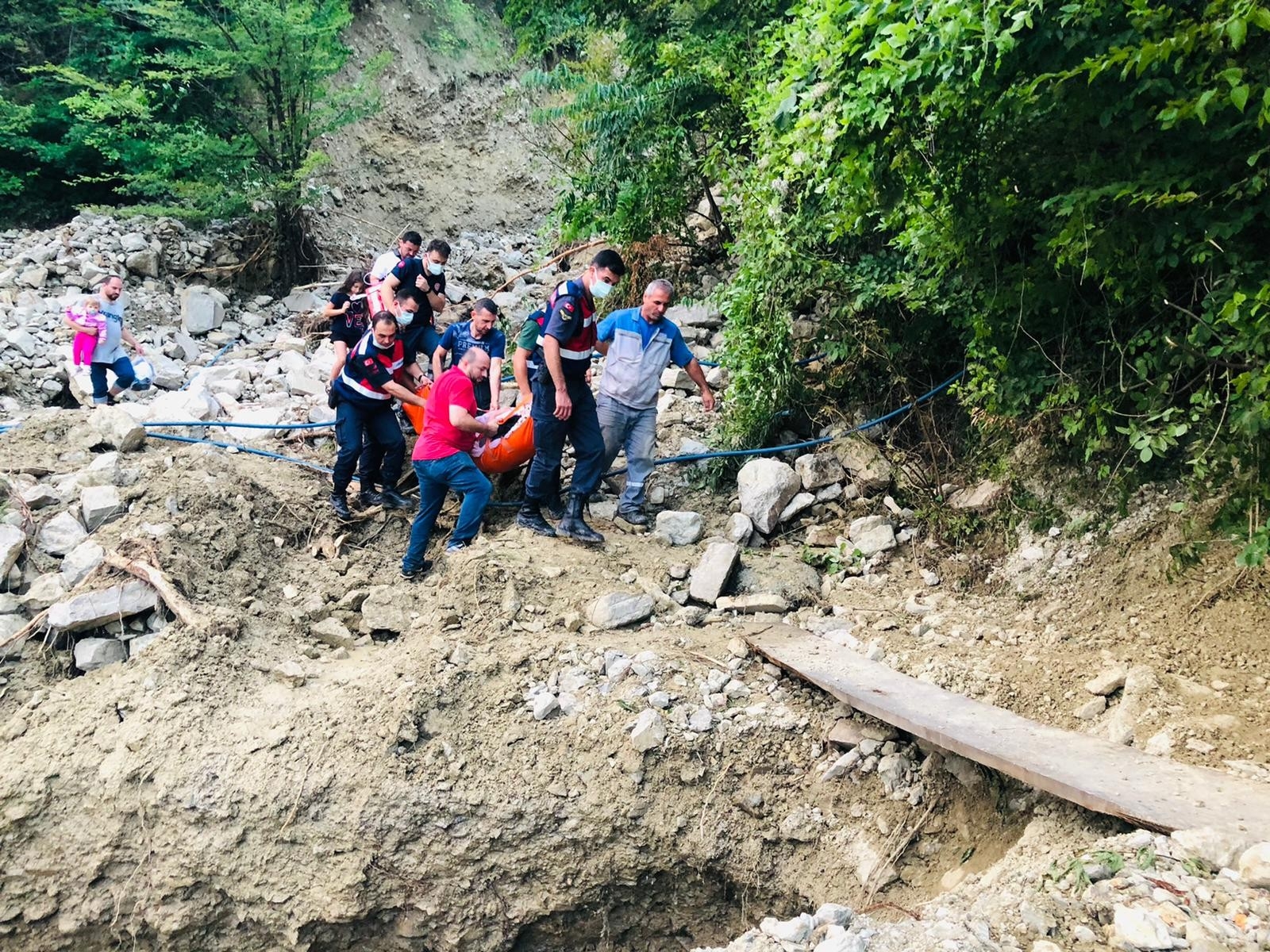 Mahsur Kalan Hasta İçin Jandarma Ekipleri Seferber Oldu