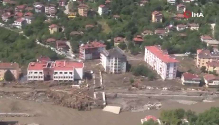 Ayancık, Türkeli Ve Bozkurt’taki Felaketin Boyutu Helikopterden Daha Net Göründü