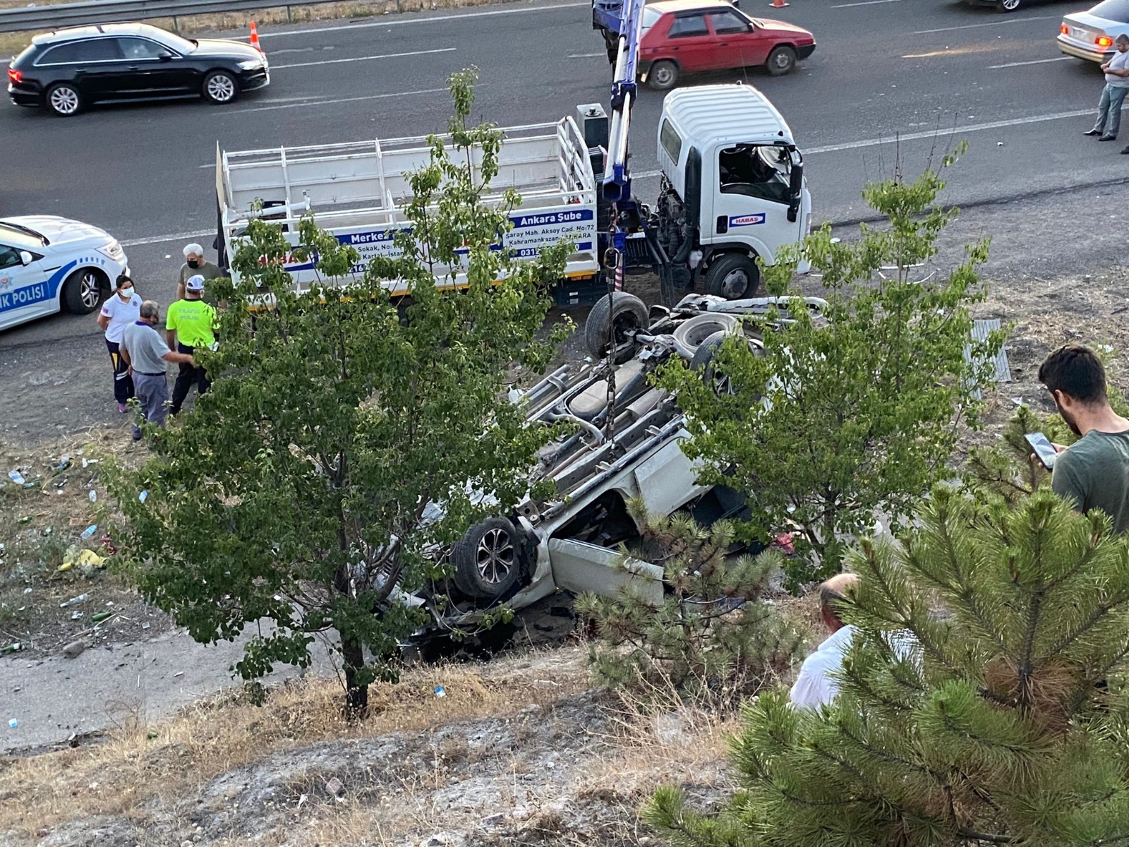 Ankara Çevre Yolu’nda zincirleme kaza: 1 ölü, 5 yaralı