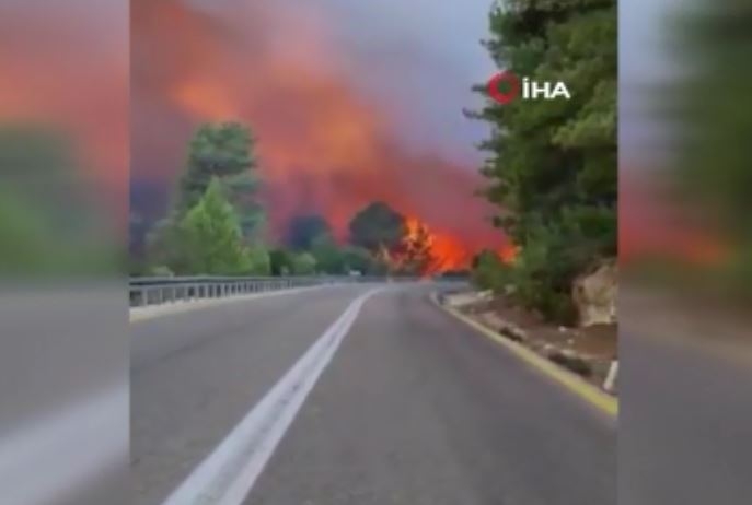 Kudüs’teki orman yangını devam ediyor