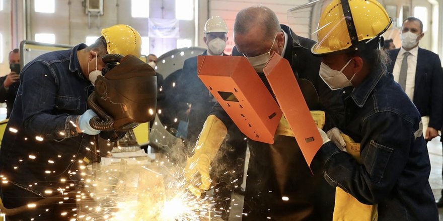 'Yapamazsın' Dedikleri Mesleğinde Cumhurbaşkanı Erdoğan İle Kaynak Yaptı