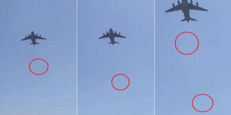 Afganistan’dan Uçağın Kanadında Korkunç Ölüm