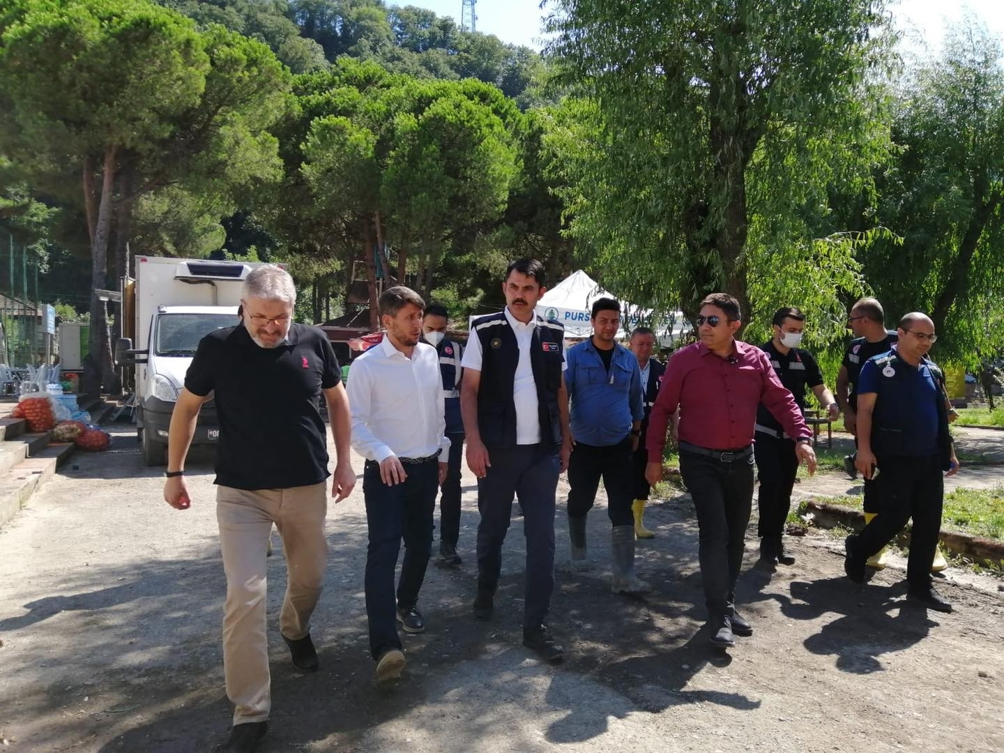 Bakanlar Soylu Ve Kurum, Kastamonu’da Pursaklar Belediyesi Ekiplerini Ziyaret Etti