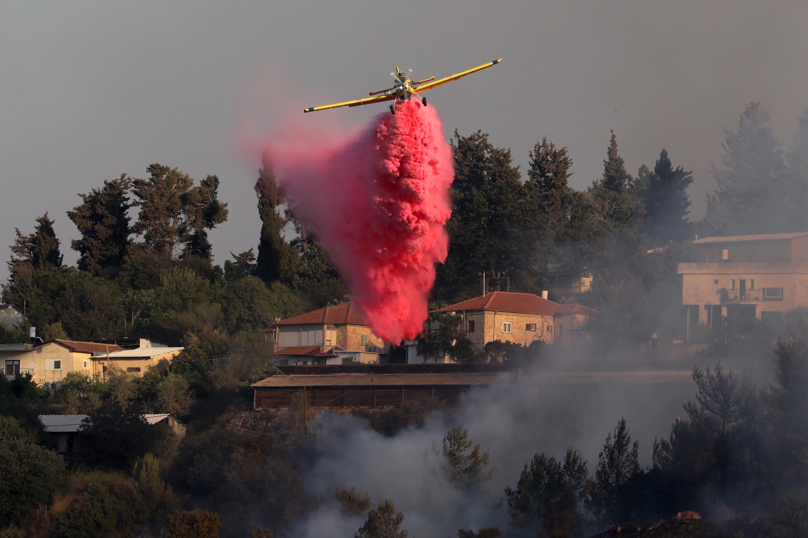 Kudüs’teki Orman Yangınında 25 Bin Dönüm Alan Kül Oldu