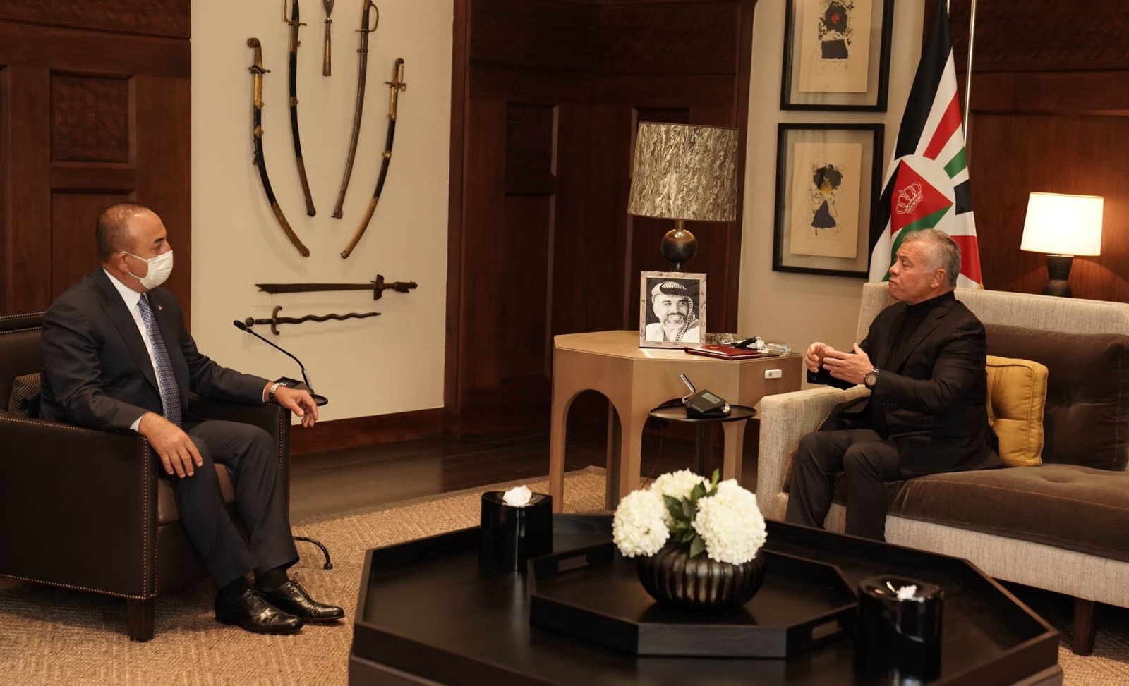 Bakan Çavuşoğlu, Ürdün Kralı Iı. Abdullah İle Görüştü