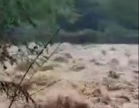 Alabalık Tesisini Harabe Eden Sel Saniye Saniye Kaydedildi