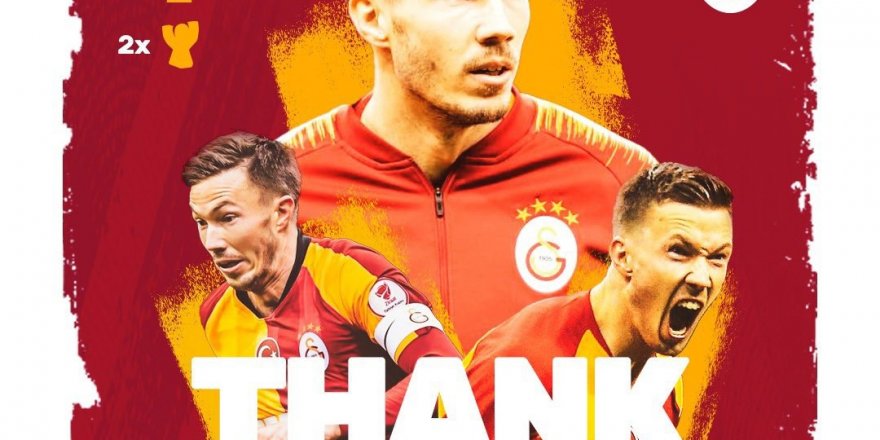 Galatasaray’dan Martin Linnes’e teşekkür