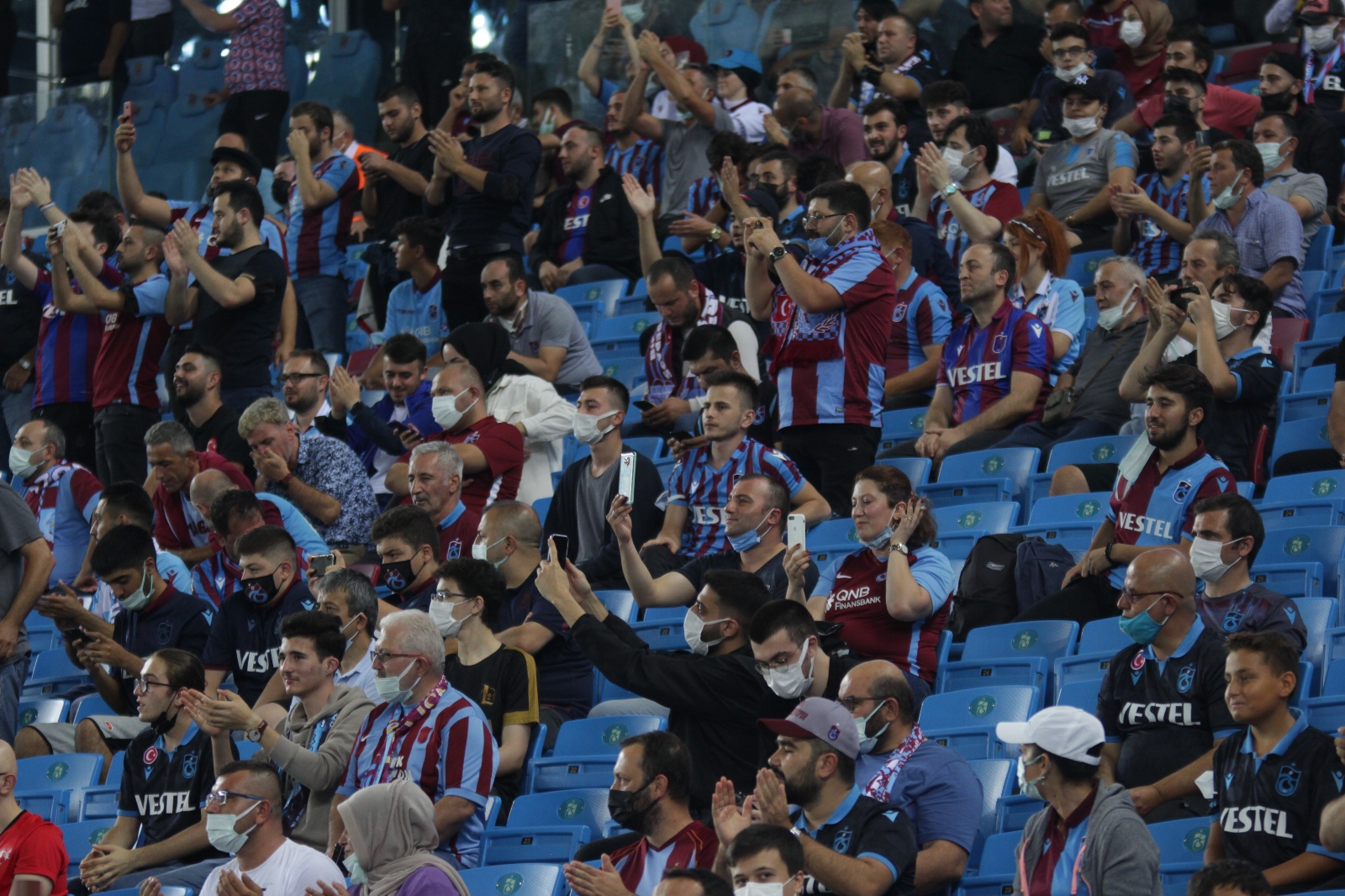 UEFA Konferans Ligi: Trabzonspor: 0 - As Roma: 0 (İlk Yarı)