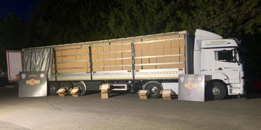 Ankara’da 11 milyonu aşkın boş makaron ele geçirildi