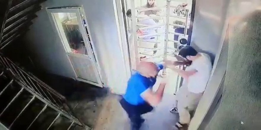 Çeçen Asıllı Olduğu İddia Edilen Grubun Güvenlik Görevlilerine Saldırdığı  Görüntüsü Ortaya Çıktı