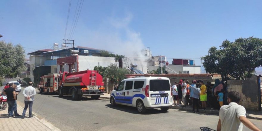 Gaziantep'te çıkan yangına görülmemiş müdahale
