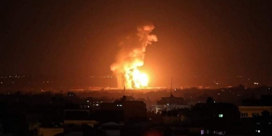 İsrail savaş uçakları, Gazze Şeridi'ni bombaladı