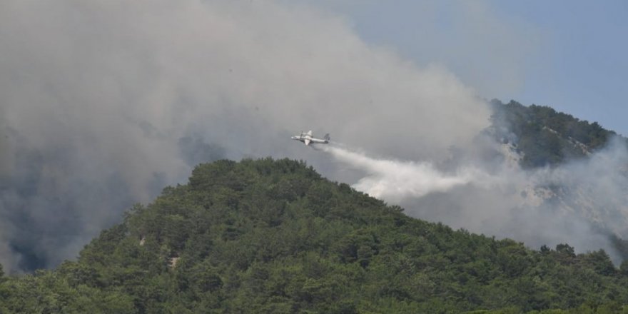 Kazdağları Yangını Sürüyor