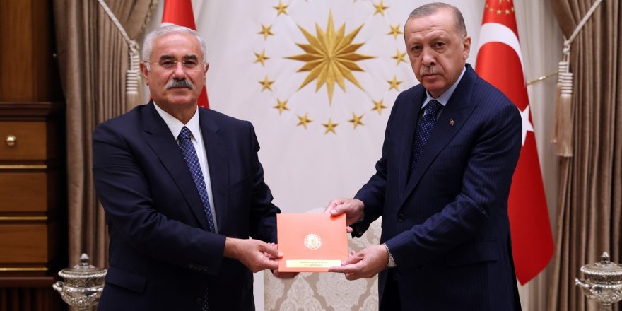 Cumhurbaşkanı Erdoğan, Yargıtay Başkanı Akarca ve Yargıtay Cumhuriyet Başsavcısı Şahin’i kabul etti