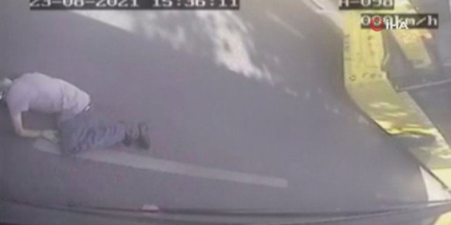 Şişli’de 73 yaşındaki adamın öldüğü kaza kamerada