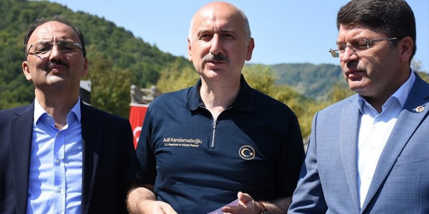 Karaismailoğlu: Kastamonu Bartın Ve Sinop'ta Kapanan Yollarımızı Açmaya Başladık