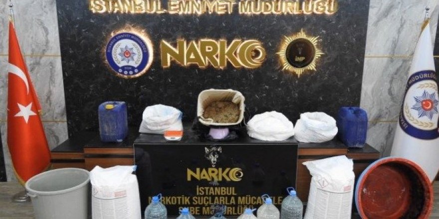 İstanbul’da narkotik operasyonu: Çok miktarda uyuşturucu ele geçirildi