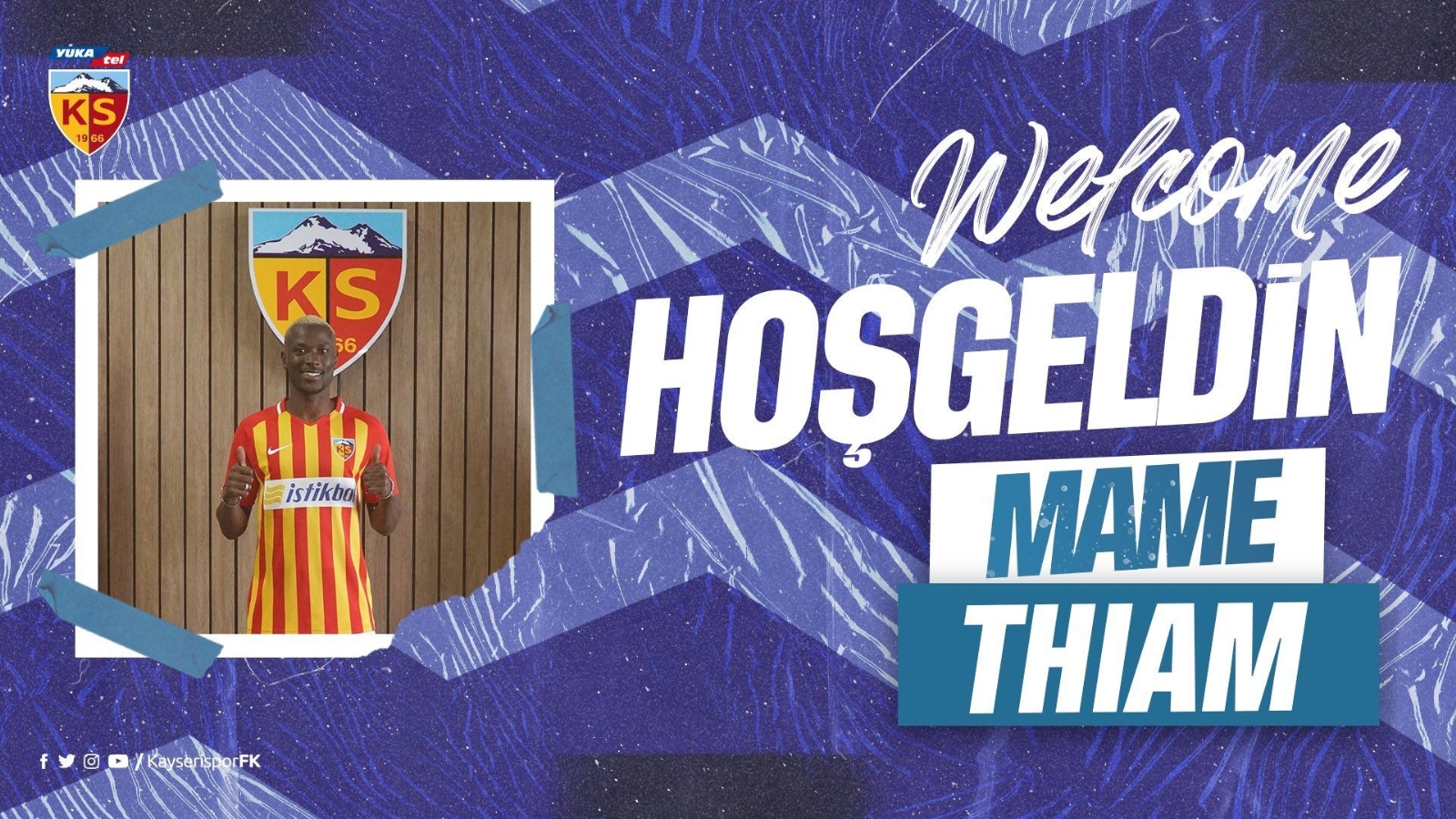 Mame Thiam Kayseri’ye Geldi