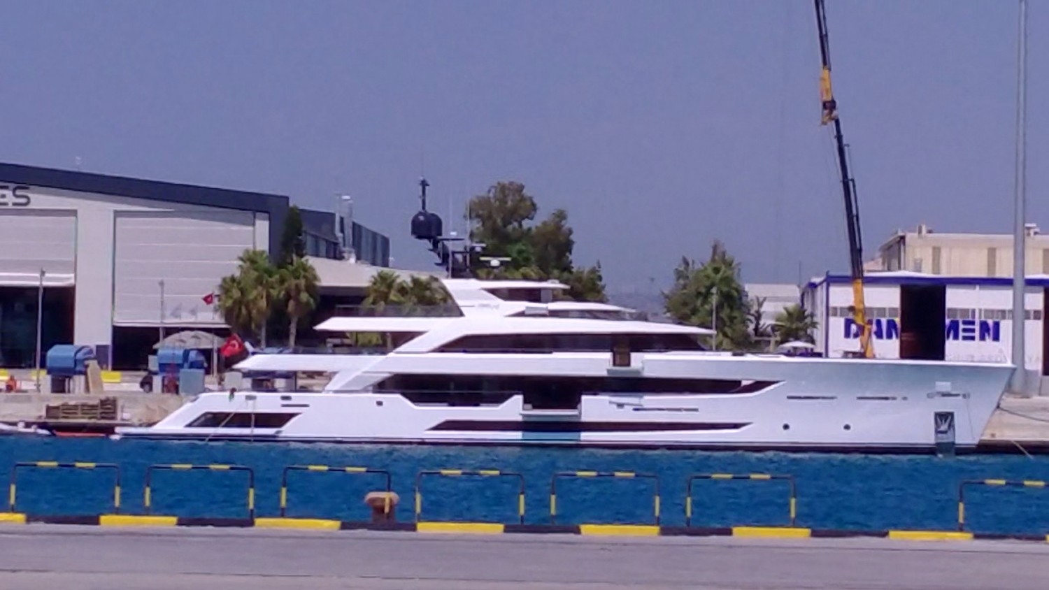 Dillere Destan Yat Suudi Sahibi İçin Denize İndirildi.
