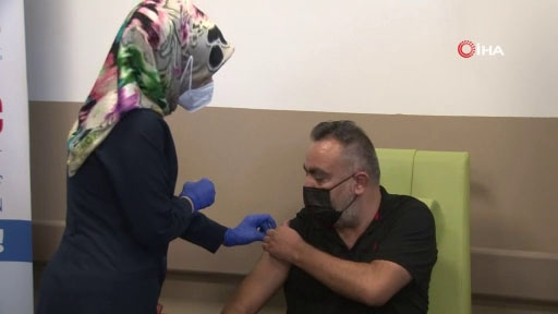 Türkovac Kayseri Şehir Hastanesi’nde gönüllülere uygulandı