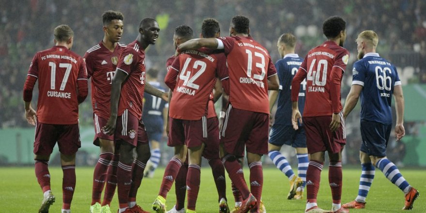 Almanya Kupası'nda,  Bayern Münih  Bremer SV' ye Gol Yağdırdı