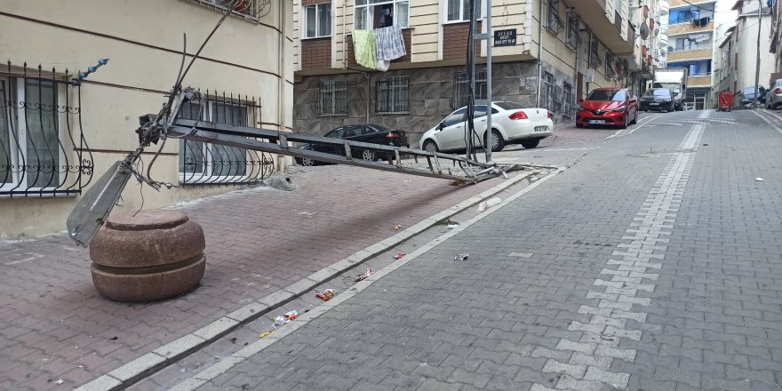 Esenyurt’ta çalıntı olduğu iddia edilen kamyon dehşet saçtı