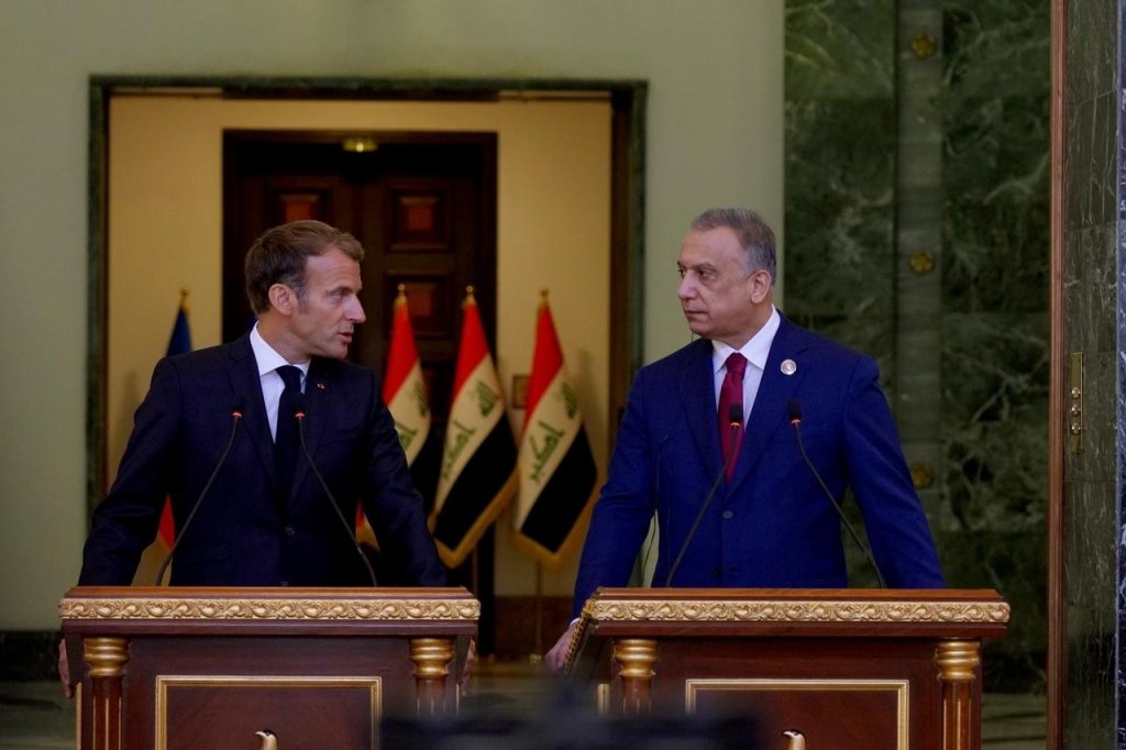 Macron, Terör Örgütü Deaş İle Mücadelede Irak’a Desteğini Yineledi