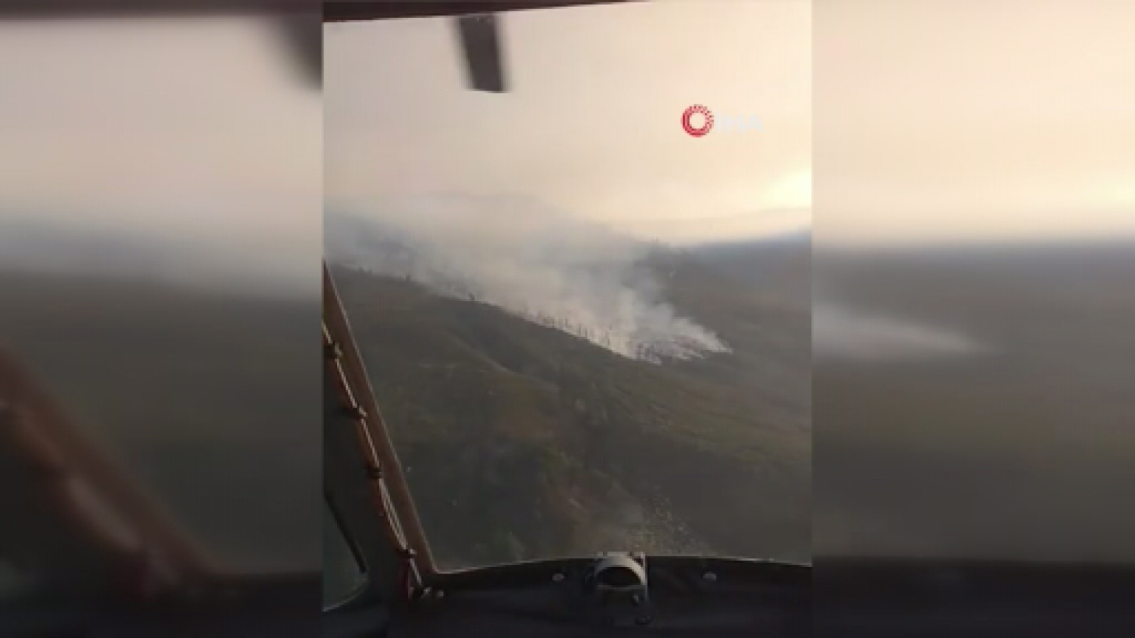 Azerbaycan’ın Gebele ilinde orman yangını çıktı