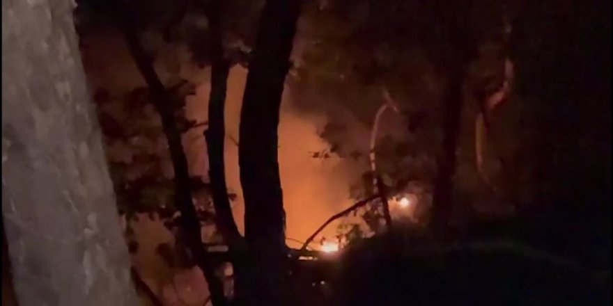 Bursa’da yıldırım düştü, ormanlık alanda yangın çıktı