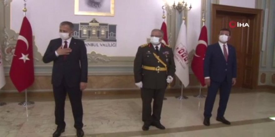 İstanbul Valiliği’nde 30 Ağustos Zafer Bayramı tebrik töreni düzenlendi