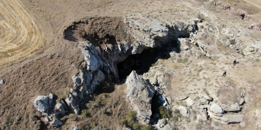 Gizemli mağara da kuraklıktan nasibi aldı