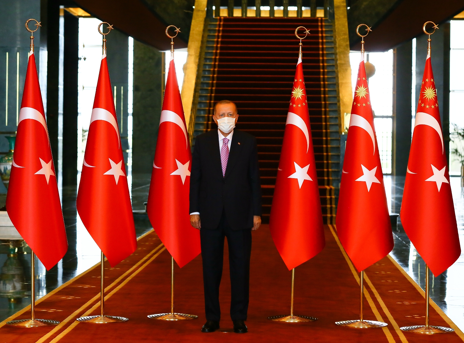 Cumhurbaşkanı Erdoğan, 30 Ağustos Zafer Bayramı Tebriklerini Kabul Etti