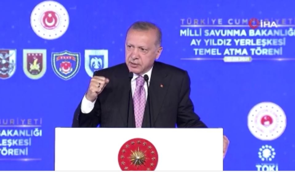 Cumhurbaşkanı Erdoğan, Ay Yıldız Yerleşkesi’nin Temel Atılma Törenine Katıldı