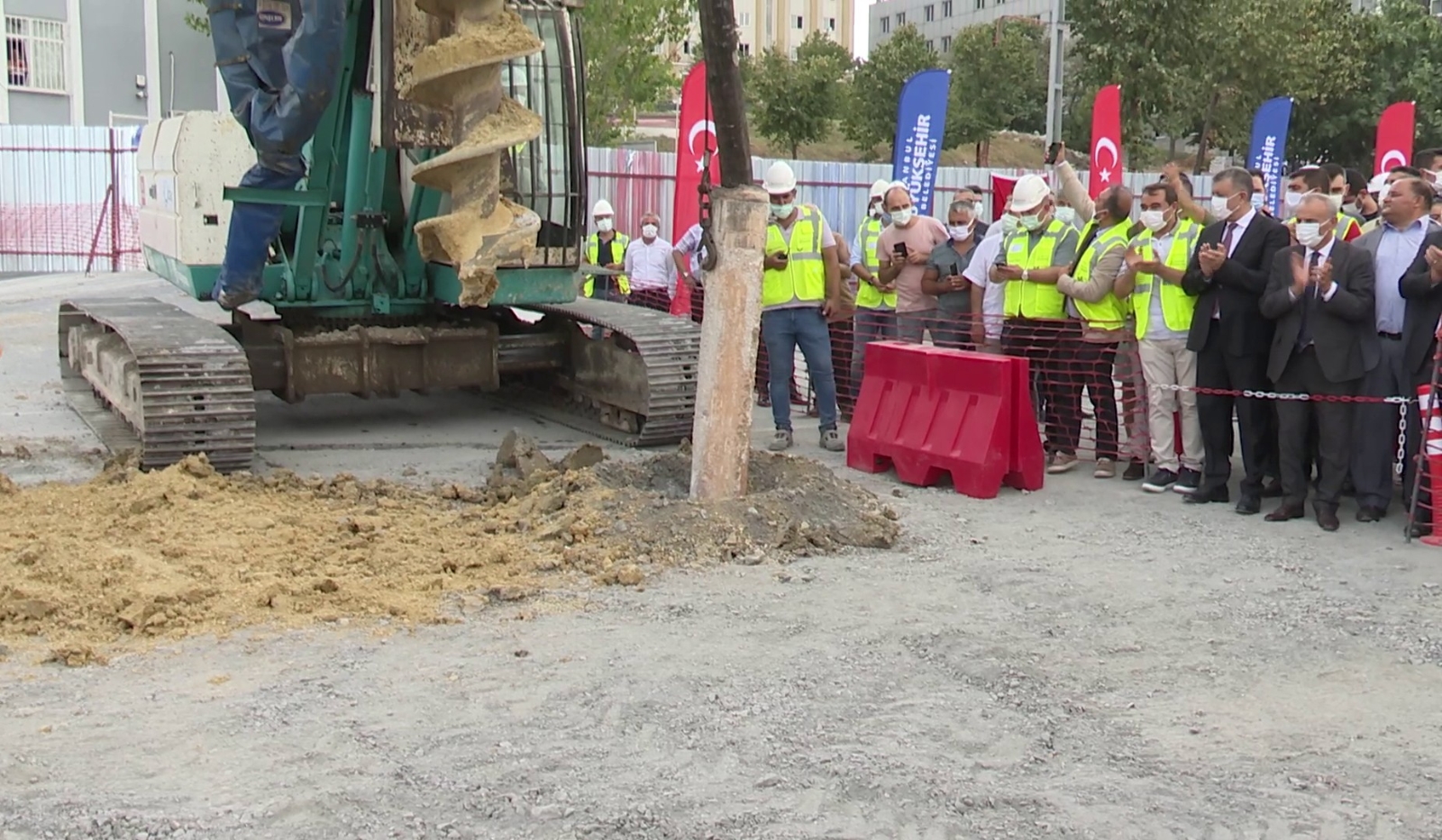 Mahmutbey-Bahçeşehir-Esenyurt Metro Hattı’nın İlk Harcı Döküldü