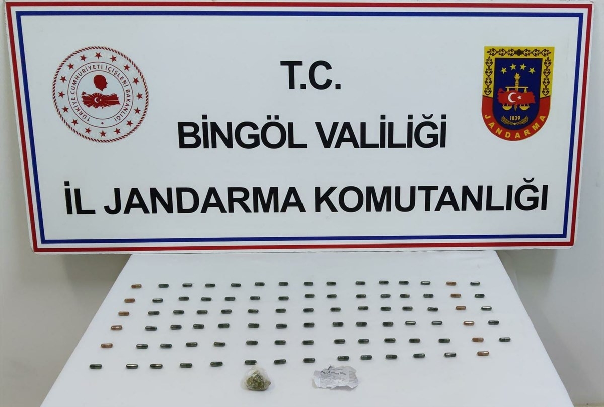 Bingöl’de 500 Bin TL Değerinde Uyuşturucu Ele Geçirildi