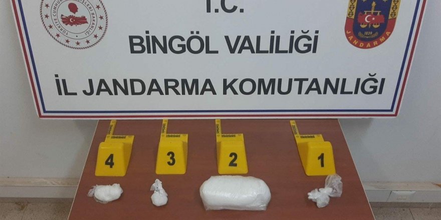 Bingöl’de 500 bin TL değerinde uyuşturucu yakalandı