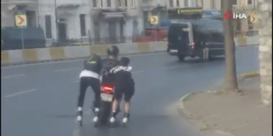 Patenli Gençler Motosiklet Arkasında Yolculuk Yaptı